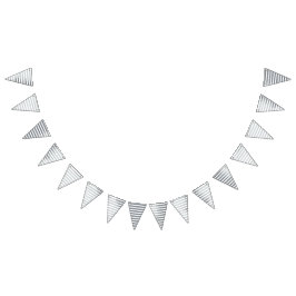 Nautical grått vimplar