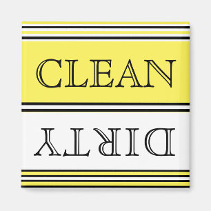 Nautical Gult Dishwasher Dirty Clean Magnet