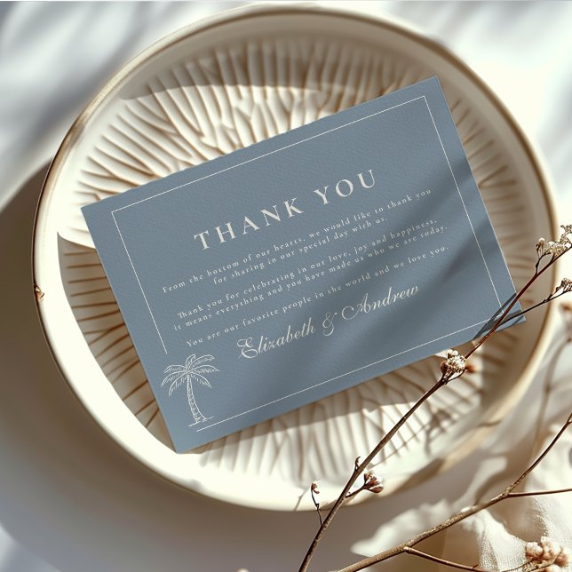 Nautical Hand plockade Bröllop Tack Kort (Skapare uppladdad)