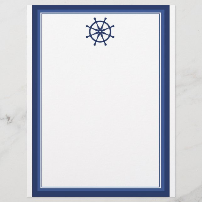 Nautical Helm Letterhead (Framsida)