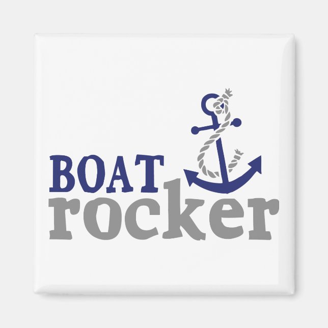 Nautical Humor Boat Rocker Magnet (Framsidan)