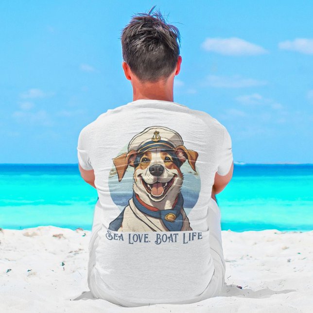Nautical Hund Gifts for Boat Owners Sailors Boater T Shirt (Nautical Dog Gifts for Boat Owners Sailors Boater)