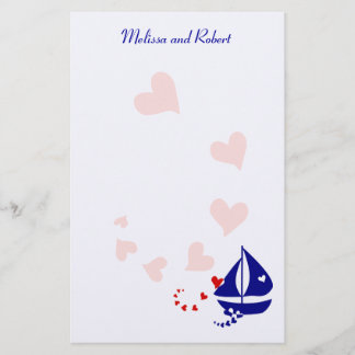 Nautical Kärlek Brevpapper