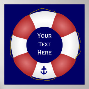 Nautical Life-konserverare Poster