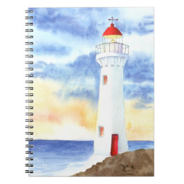 Nautical Lighthouse-bergen Anteckningsbok