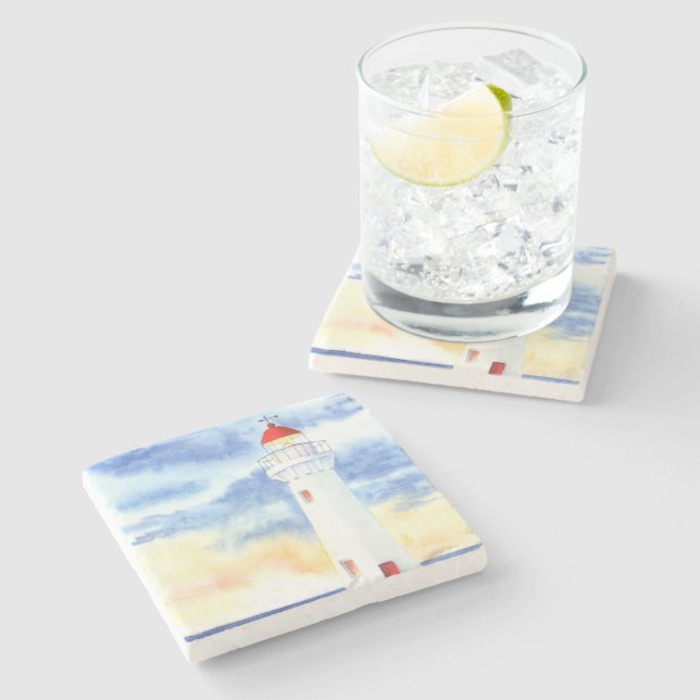 Nautical Lighthouse-bergen Stenunderlägg (Sidan)