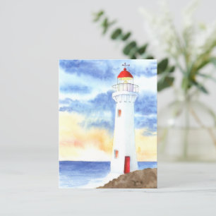 Nautical Lighthouse-bergen Vykort