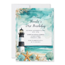 Nautical Lighthouse-Födelsedagsfest
