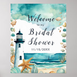 Nautical Lighthouse-Möhippa Poster