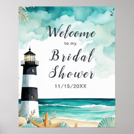 Nautical Lighthouse-Möhippa Poster