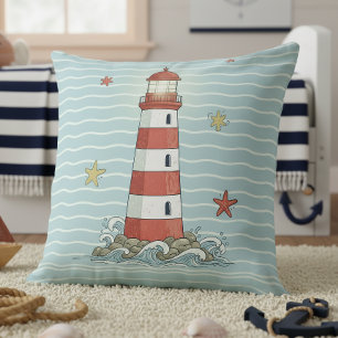 Nautical Lighthouse & Starfish ID1249 Kudde