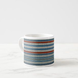 Nautical Linen Rand Espressomugg