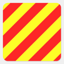 Nautical Marine Signal Flagga Brev Y (Yankee)