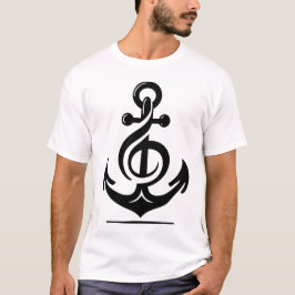Nautical Melody Anchor T Shirt