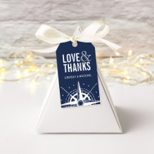 Nautical Modern Wedor Favor Tack
