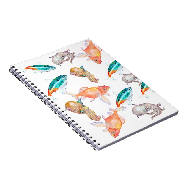 Nautical mönster anteckningsbok (Högra Sidan)