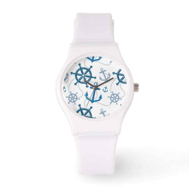 Nautical mönster armbandsur (Framsida)