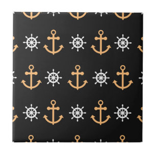 Nautical Mönster Kakelplatta