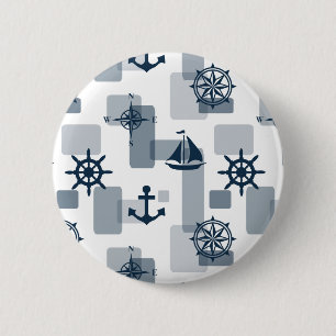 Nautical mönster knapp