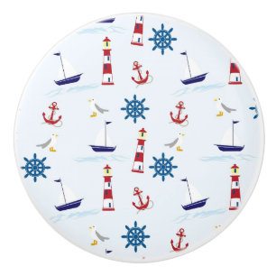 Nautical Mönster Knopp