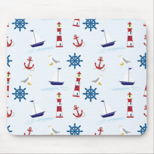 Nautical Mönster Musmatta