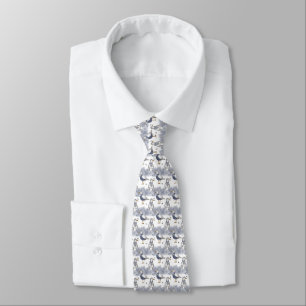 Nautical Mönster Neck Tie Slips