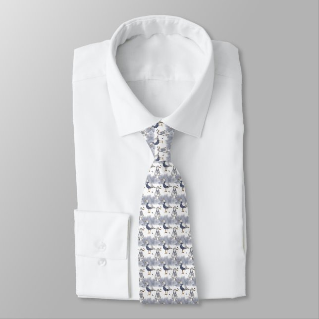 Nautical Mönster Neck Tie Slips (Bunden)
