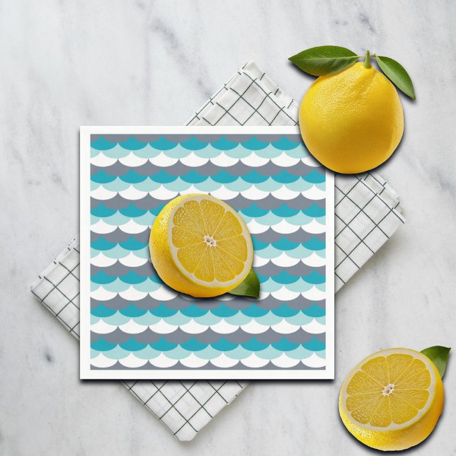 Nautical Mönster Seashells Pappersservett (Skapare uppladdad)