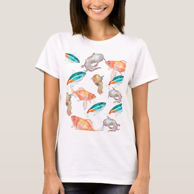 Nautical mönster t shirt (Framsida)