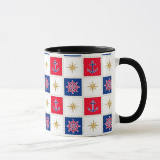 Nautical Mugg Anchors och Hjul