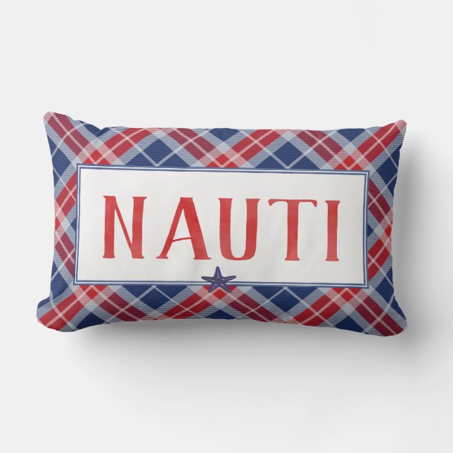 Nautical NAUTI jul Starfish Blue Play Lumbarkudde (Framsida)