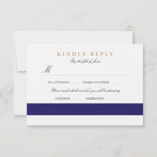 Nautical Navy Bar Mitzvah-svar OSA Kort