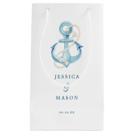 Nautical Navy Hotel Bröllop Gift Bag