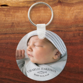 Nautical Newborn Baby Nyckelring