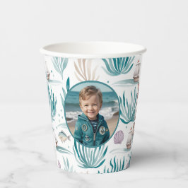 Nautical Ocean Birthday Photo Personalized