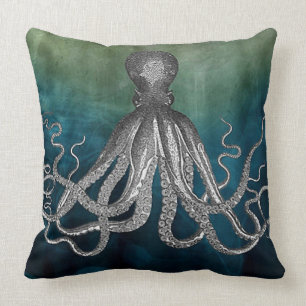 ’Nautical/Octopus’ DEKORATIV KUDDE