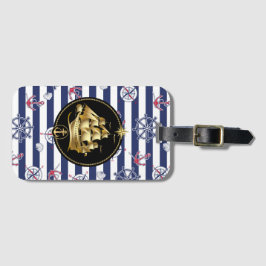 Nautical Old Saling Frakt Bagagebricka