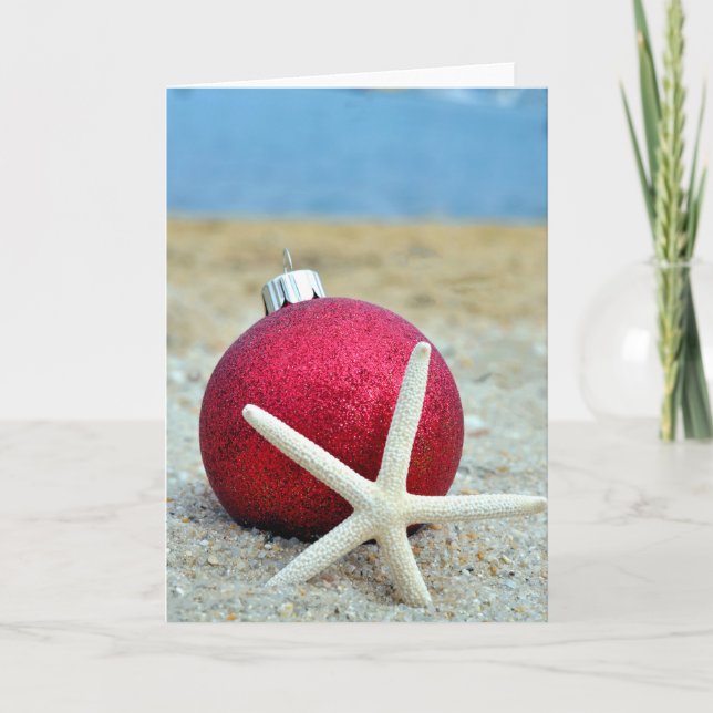 Nautical Ornament på Beach Kort (Framsida)