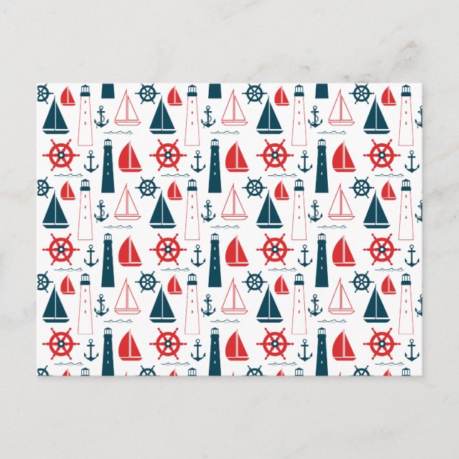 Nautical Patriot Vykort (Framsida)