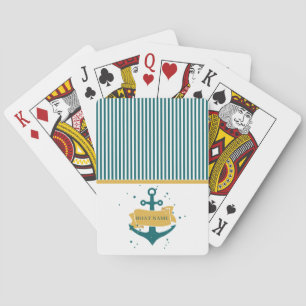 Nautical Personlig Boat Namn Casinokort
