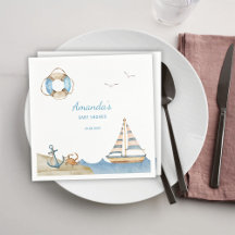Nautical Pojke Baby Shower