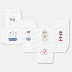 Nautical Pojke Baby Shower Presentaskar