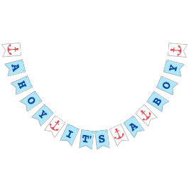 Nautical Pojke Bunting Vimplar