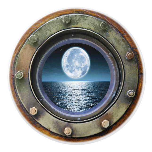 Nautical Porthole Ceramic Drawer Knobs Knopp (Framsidan)
