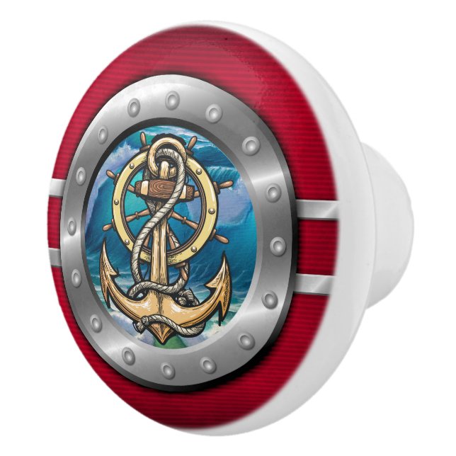 Nautical Porthole Drawer Knobs Knopp (Höger)