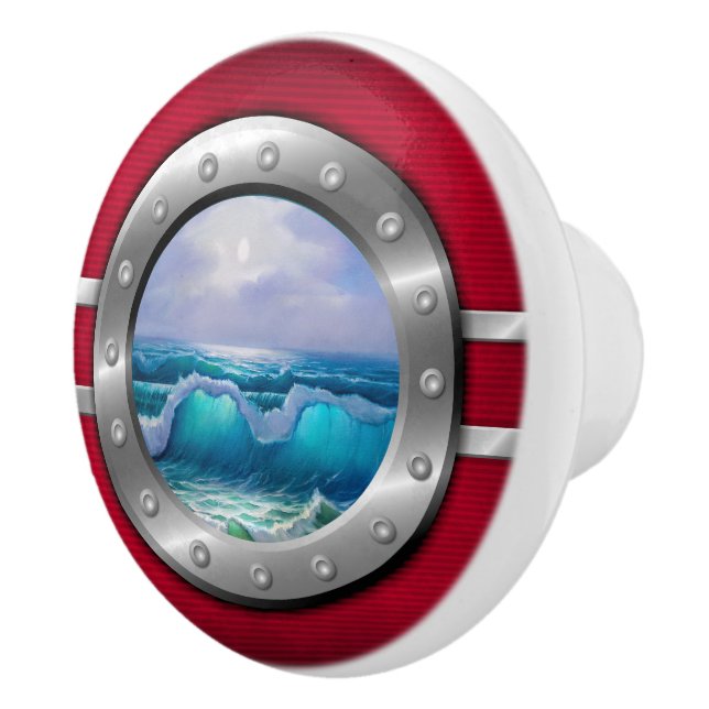 Nautical Porthole Drawer Knobs Knopp (Höger)