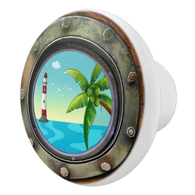 Nautical Porthole Drawer Knobs Knopp (Höger)
