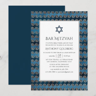 Nautical Pub Mitzvah Inbjudningar