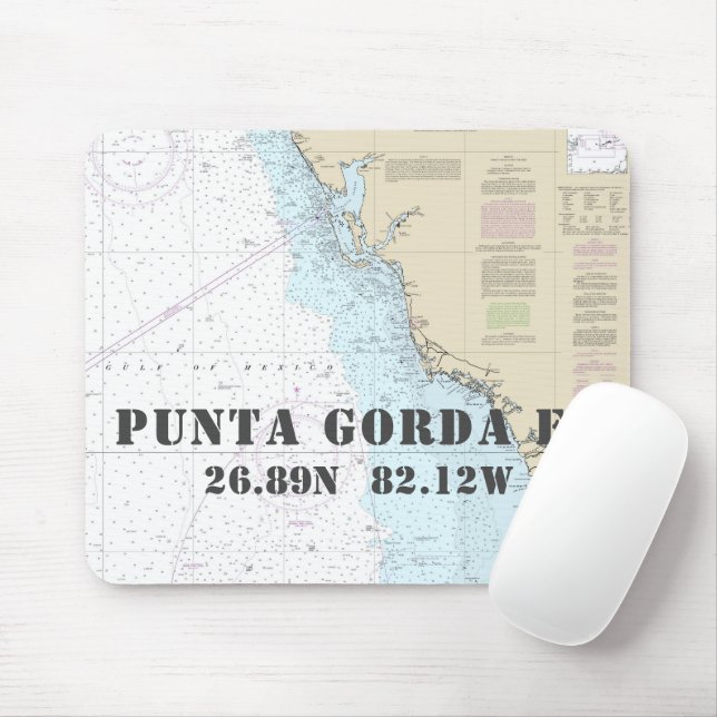 Nautical Punta Gorda Florida Latitude Longitud Musmatta (Med mus)