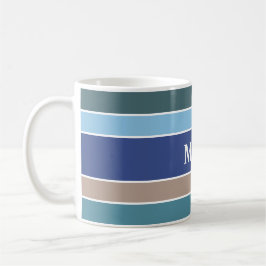Nautical Rand anpassningsbar monogram mugg